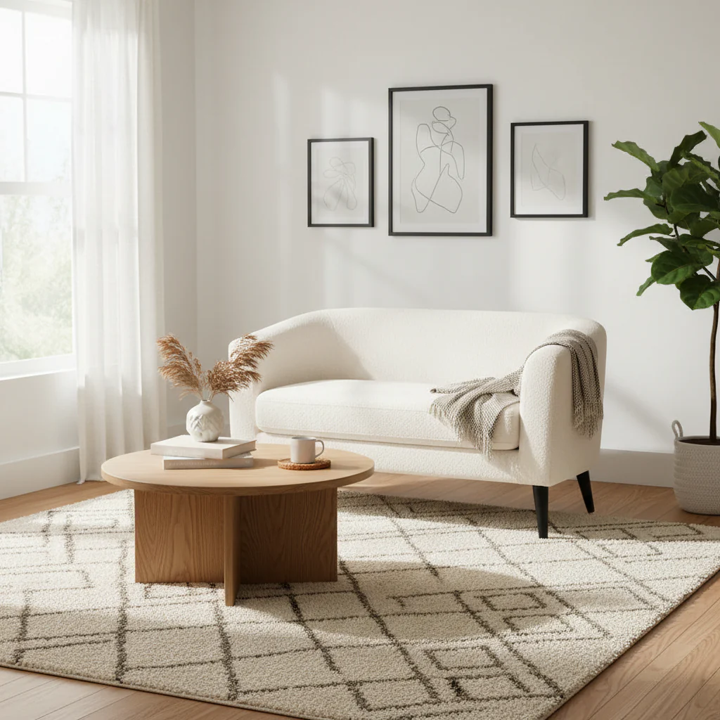 Fabric Loveseat