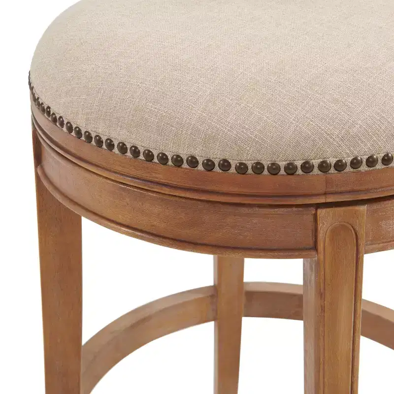 Set of 2 Hanover Swivel Bar Height Stools - Alaterre Furniture
