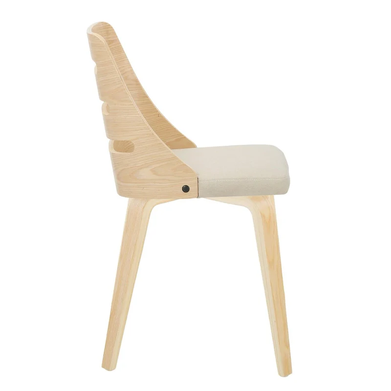 Carson Carrington Oglala Dining/Accent Chair with Bent Wood Legs (Set of 2)