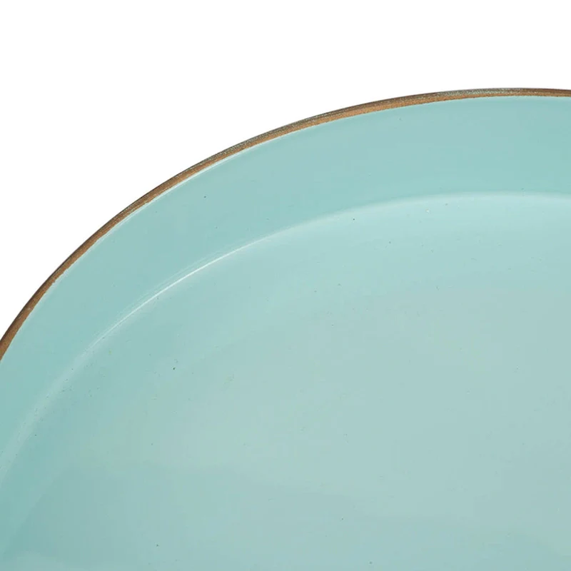 Mimosa Round Tray - Powder Blue