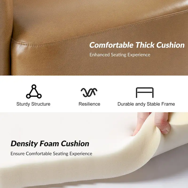 Raphael Modern Swivel Genuine Leather Barrel Chair