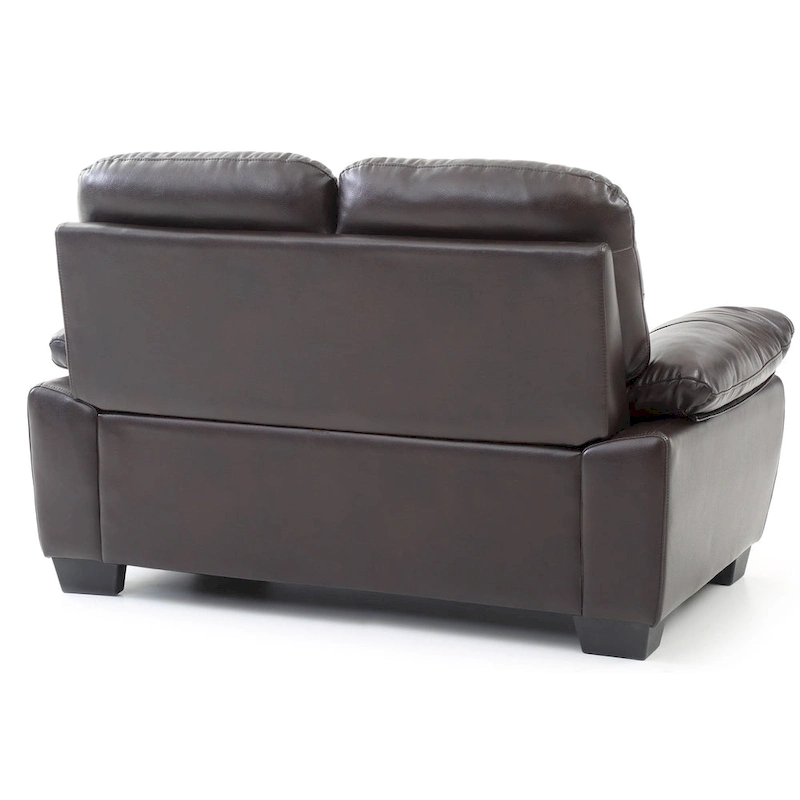 Marta Faux Leather Loveseat