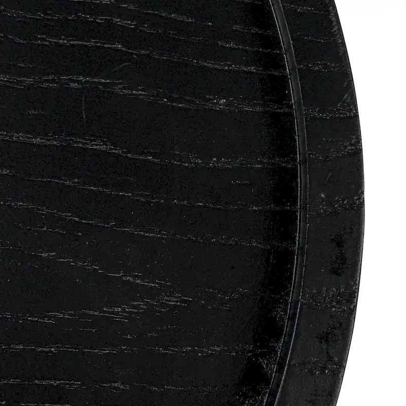 Round Metal Side Table with Claw Feet