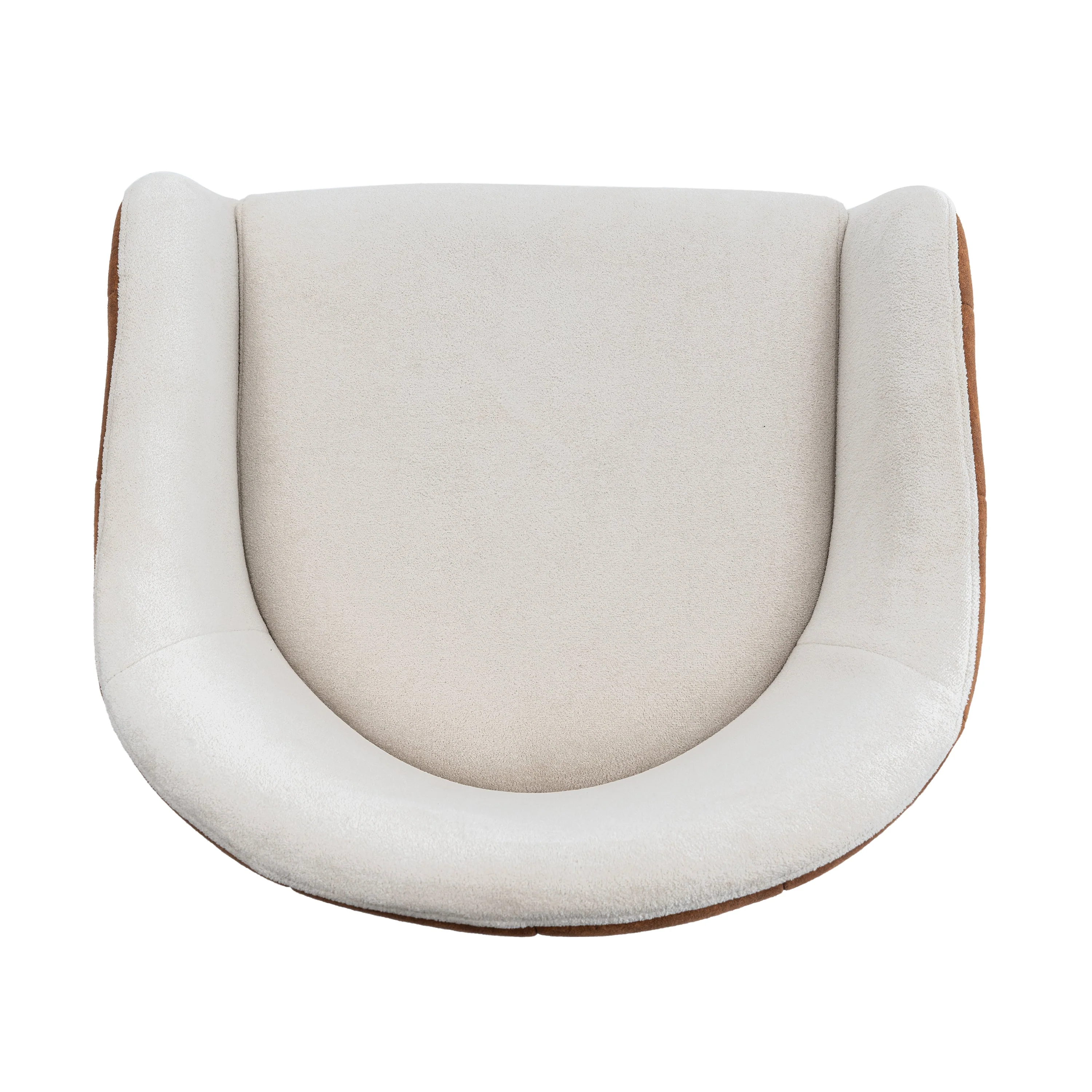 Luxury Bar Beige & Brown Upholstery Counter Stools