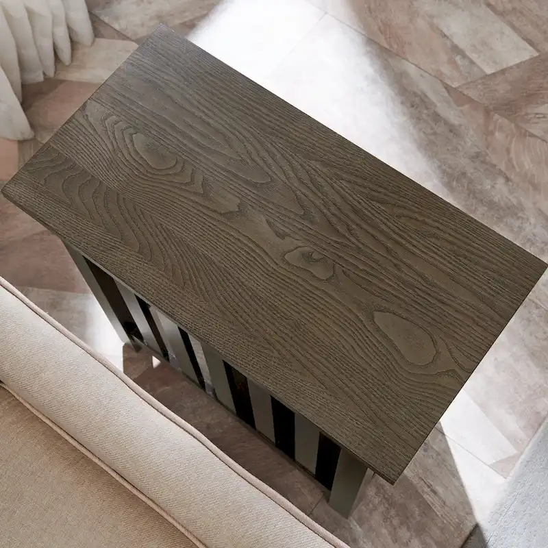 Impeccable Transitional 1 Drawer End Table