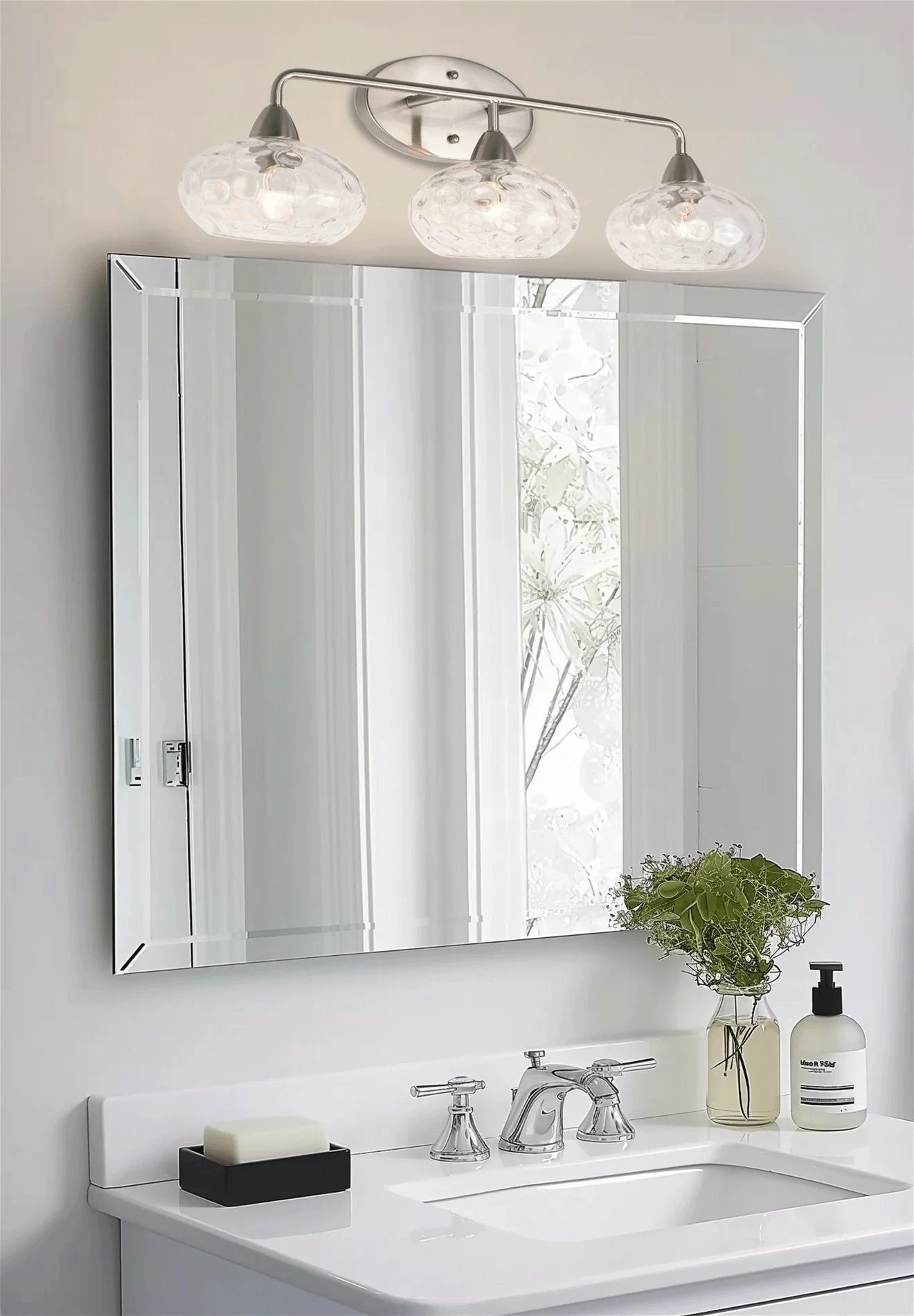 Marina 26 Modern 3-Light Vanity / Bathroom Light