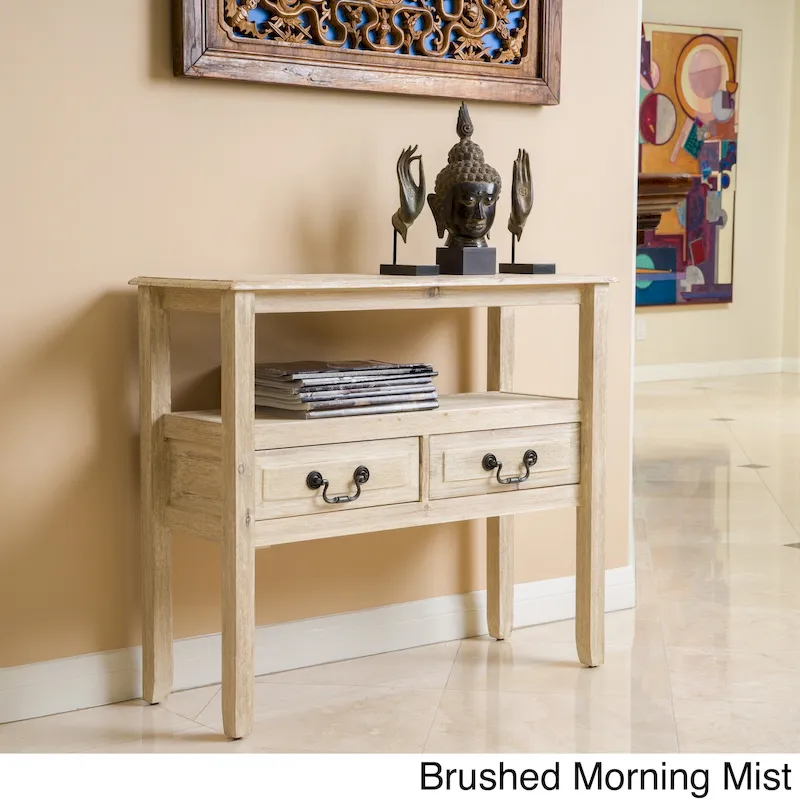 Grant Acacia Wood Accent Table by