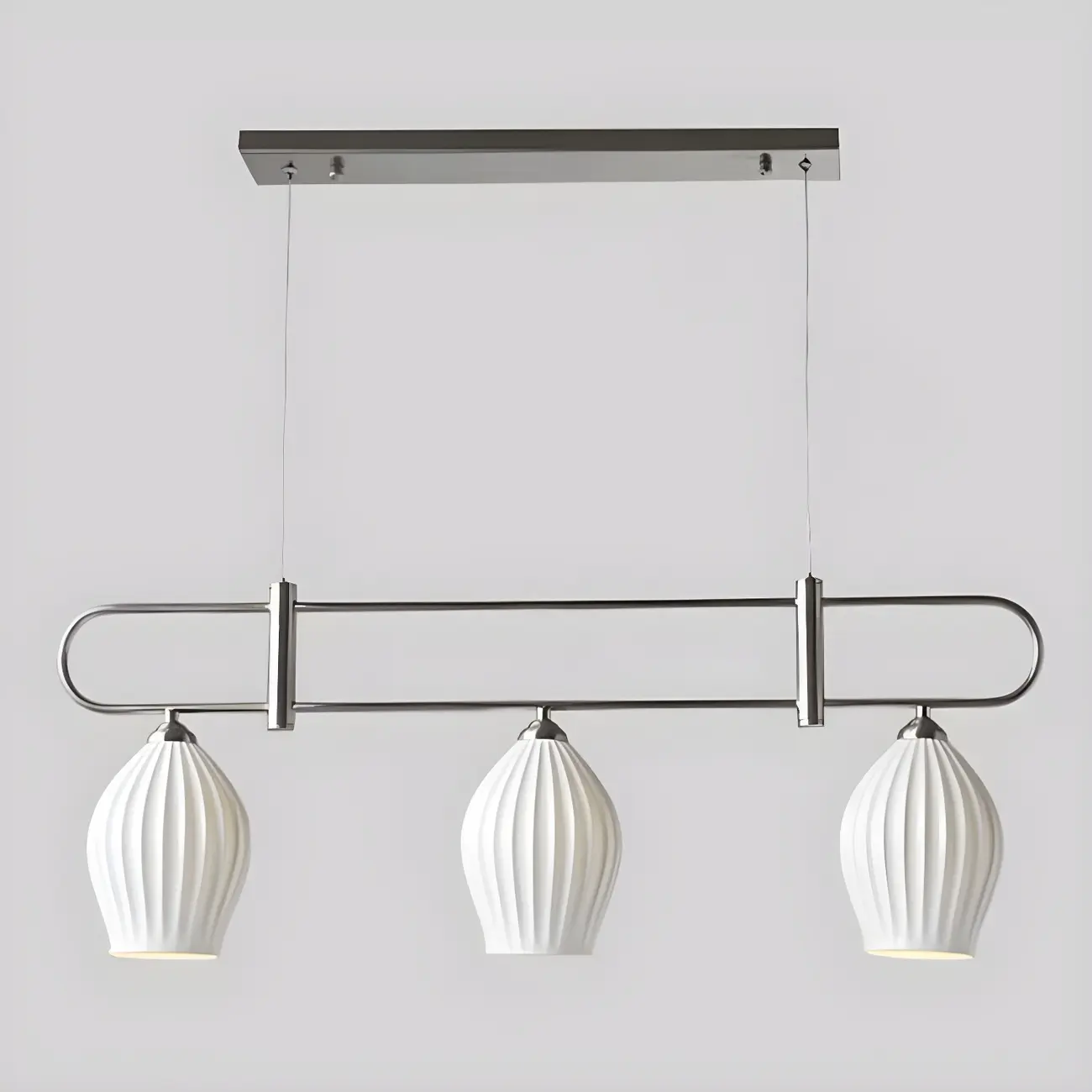 Simple Modern Ceramic Multi-Light Island Pendant Light