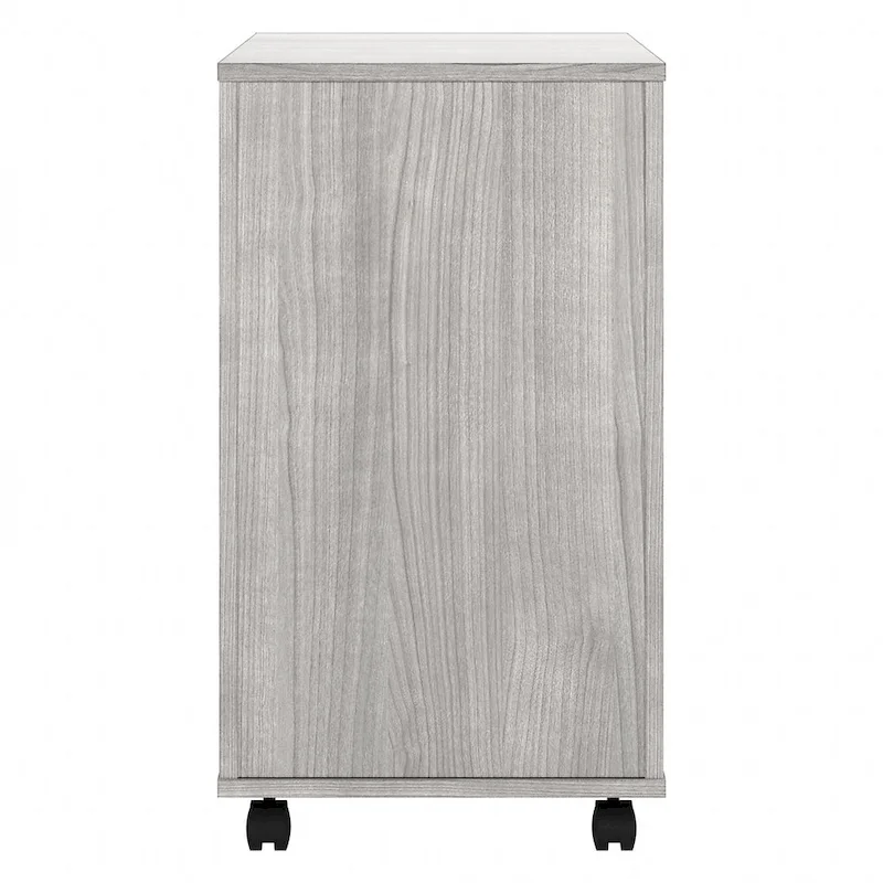 2 Drawer Mobile File Cabinet with Lock and Casters