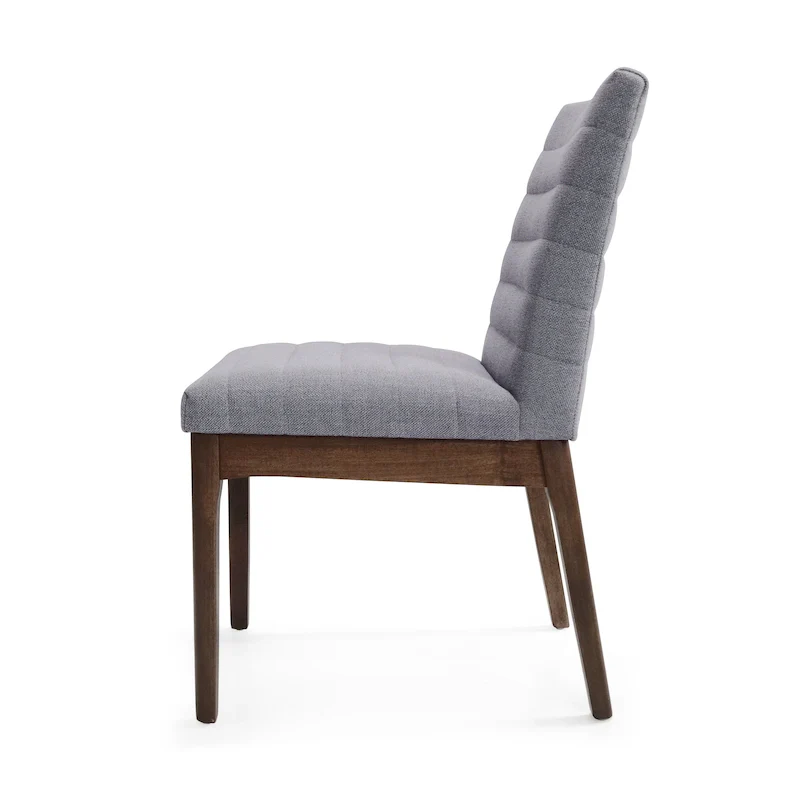 Vertically Quilted Upholstered Dining Chairs (Set of 6)