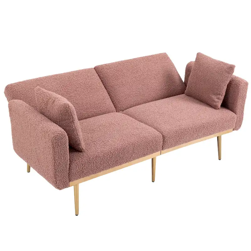Linen Modular Sofa Section Armless Accent Chair