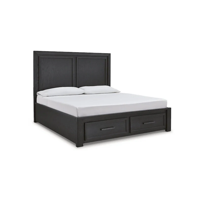 Signature Design by Ashley Foyland Black Storage Bed