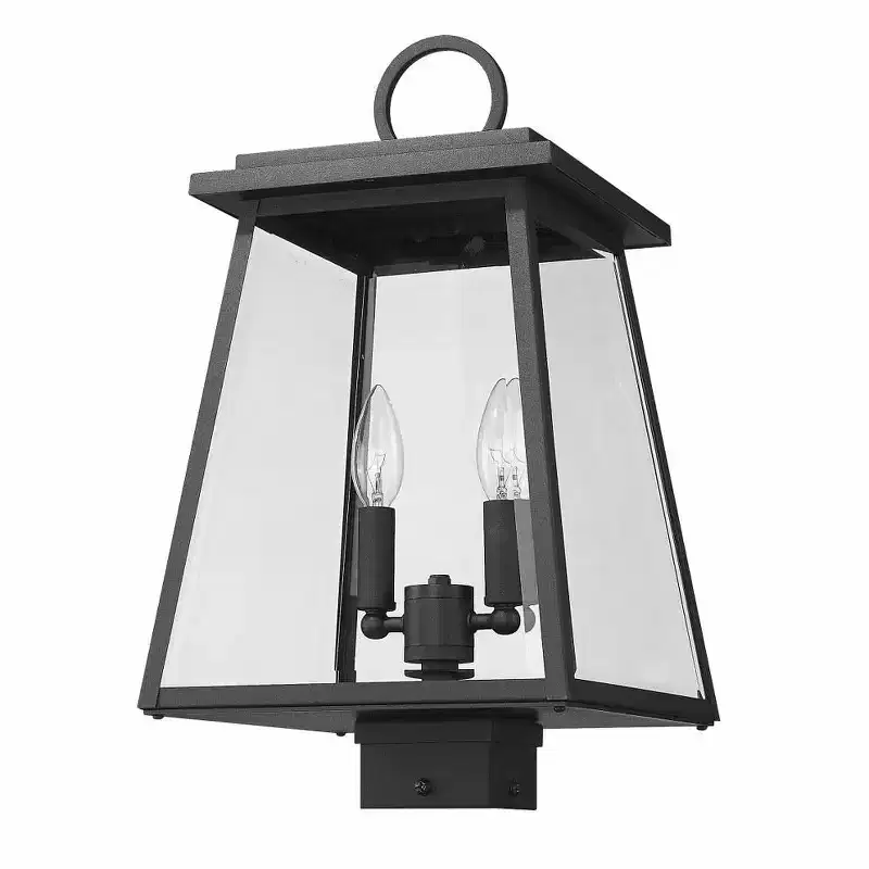 Z-Lite Broughton 2 - Light Post Light in Black