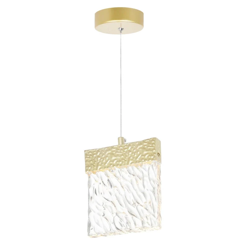 Carolina LED Pendant With Gold Leaf Finish - Gold Leaf