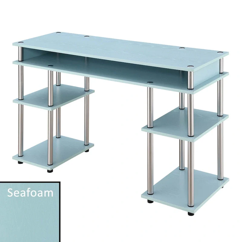 Convenience Concepts Designs2Go No Tools Student Desk with Shelves