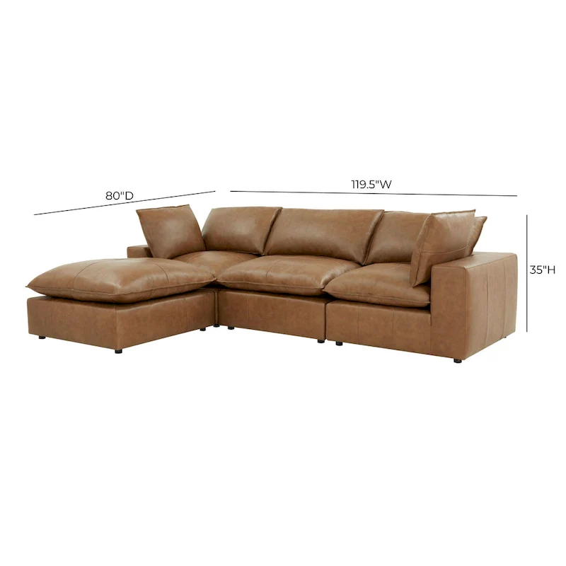 Cali Modular 4 Piece Sectional
