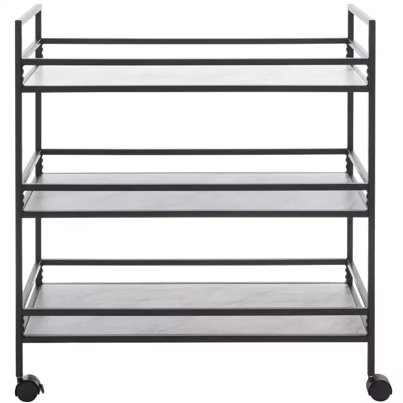 Idria 3 Tier Bar Cart - BCT8010 - Safavieh