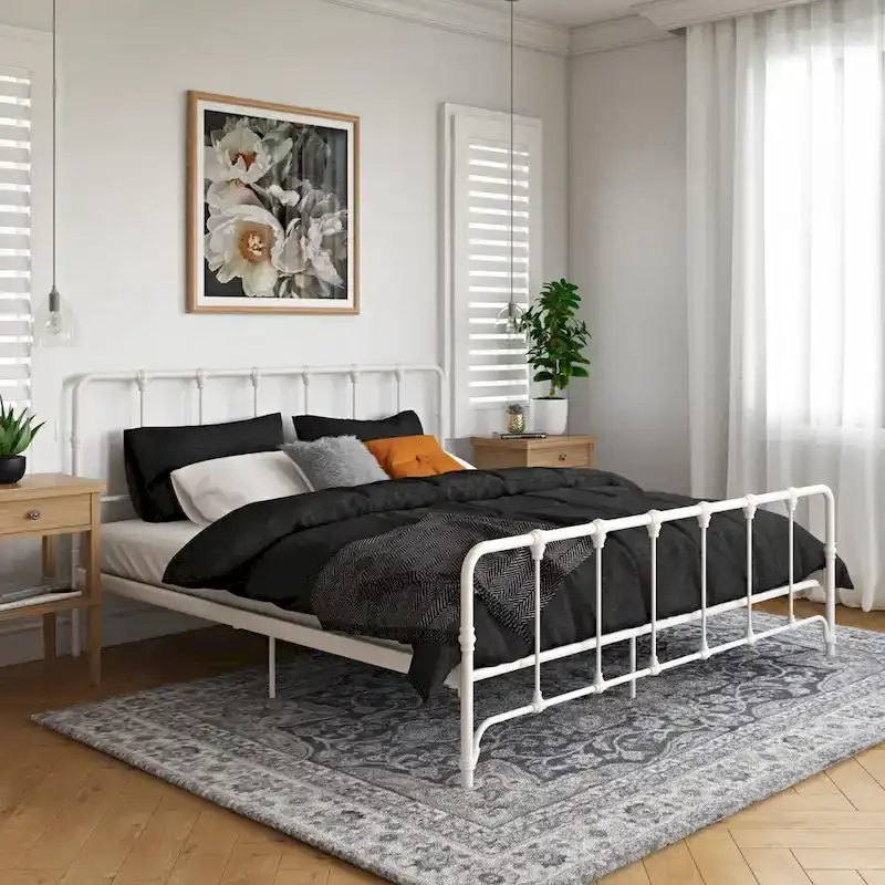 Avenue Greene Sandy Farmhouse Metal Bed