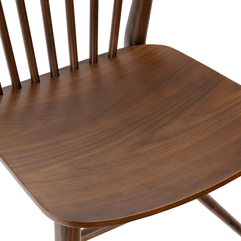 Poly & Bark Ligna Dining Chair - Spindled Bark with Solid Wood Frame