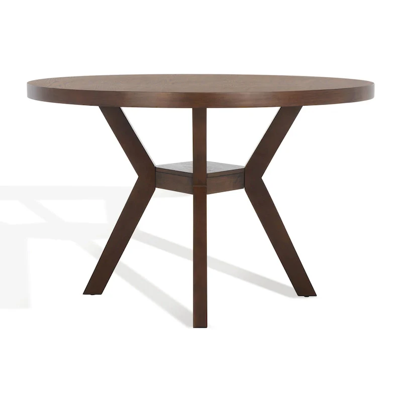 Round Solid Wood Dining Table, 48