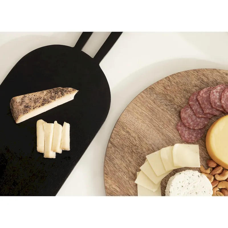 Kate and Laurel Staven 2 Piece Wood Serving Board Set