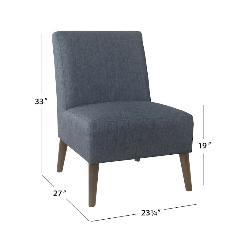 HomePop Modern Armless Dining Accent Chair