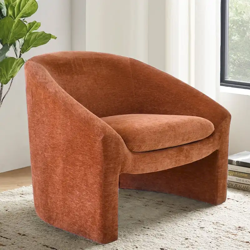 Upholstered Barrel Chair