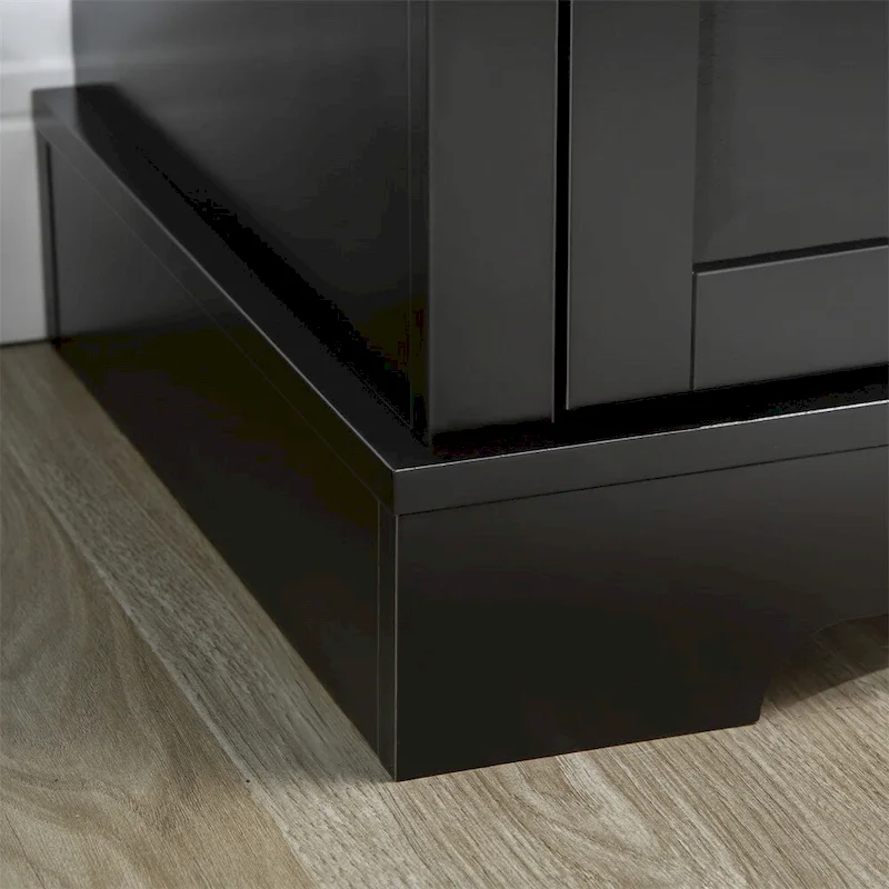 Modern Kitchen Buffet Cabinet with 2 Drawers and Adjustable Shelves