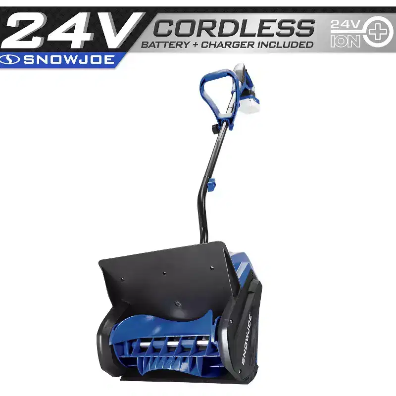 Restored Snow Joe 24V-SS13-XR-ULT | 24V 13 in. Cordless Snow Shovel Kit | W/ 5.0-Ah Battery, Charger, Cover & Battery Holders (Refurbished)