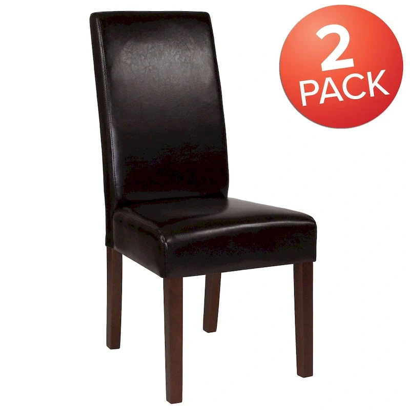 Upholstered Wood Parsons Chair (Set of 2) - 19W x 21.5D x 40H