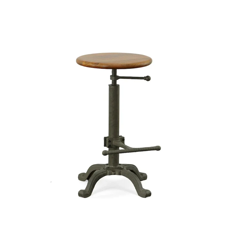 Adjustable Height Industrial Stool