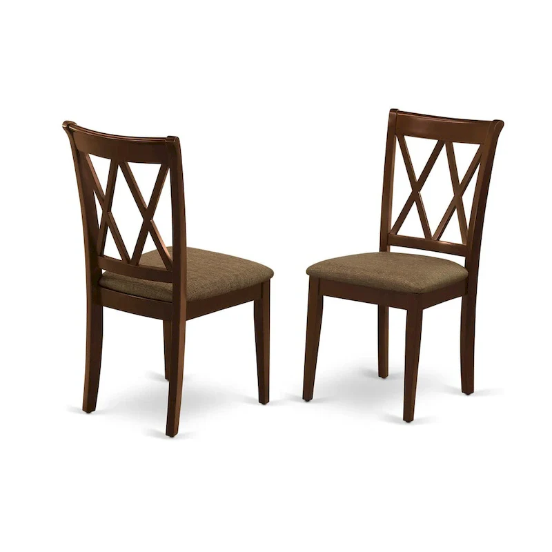 Dining Table Set with Linen Fabric Chairs