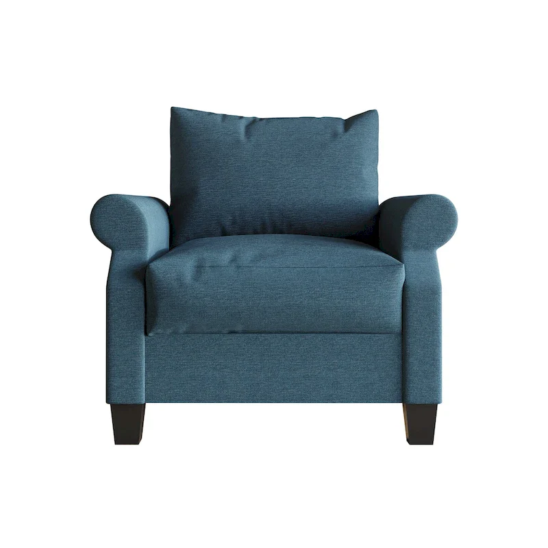 CraftPorch Classic Linen Upholstered Arm Chair