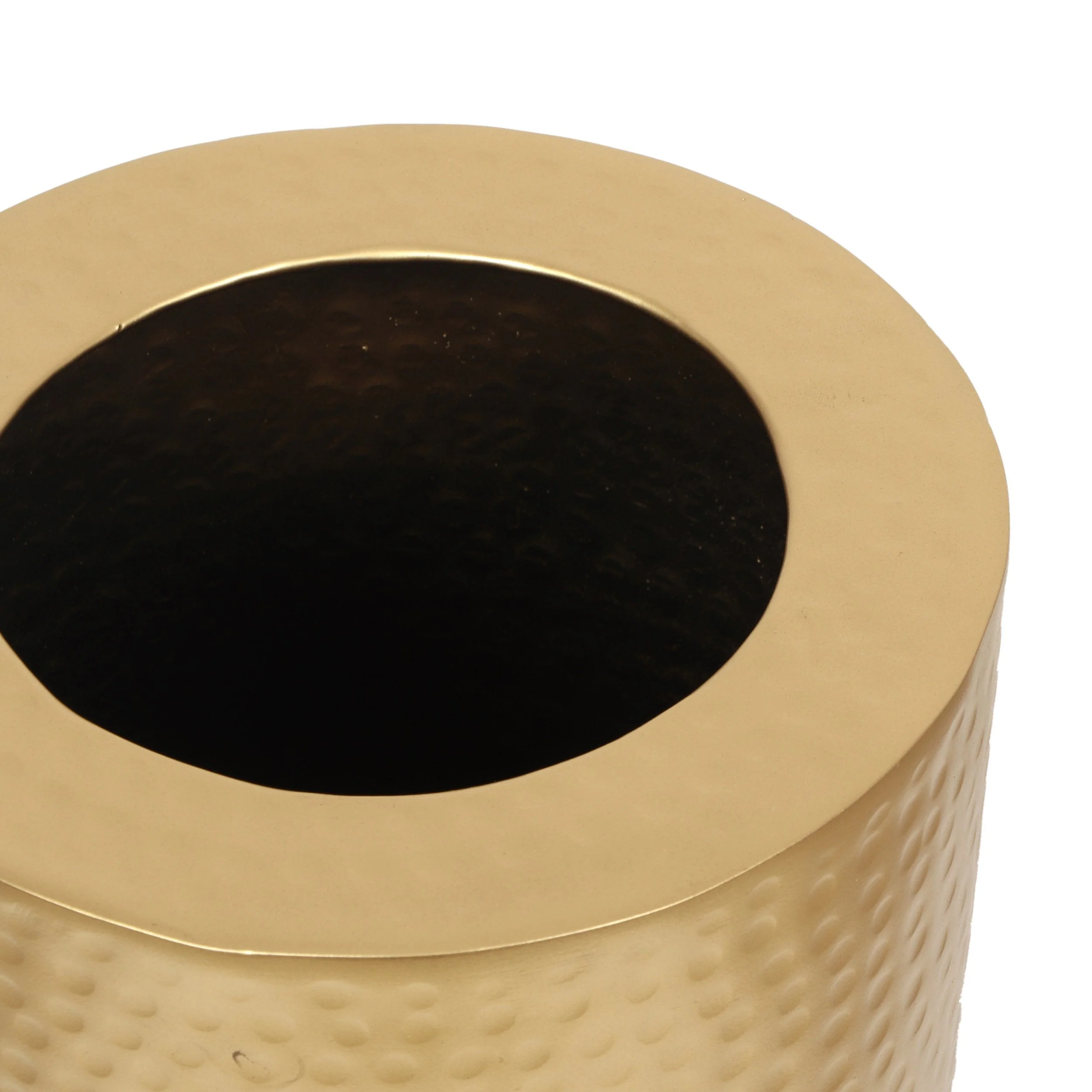 Handcrafted Two-Toned Aluminum Planter - NH182413