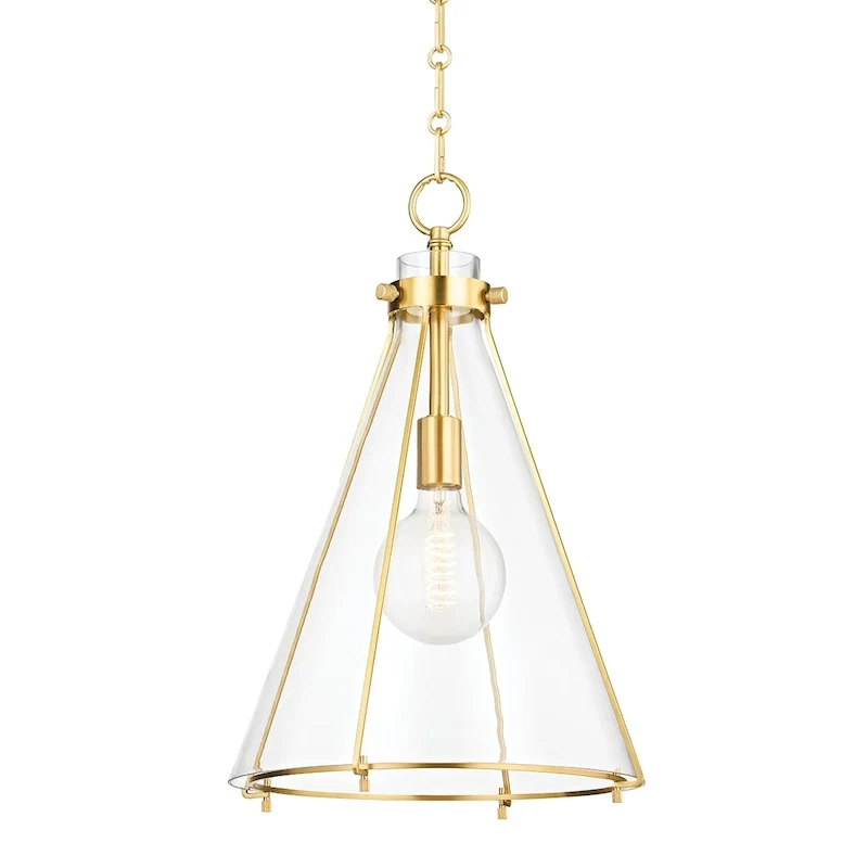 Eldridge 1 Light Pendant - Conical
