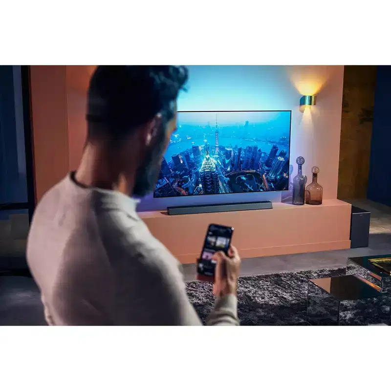 PHILIPS 3.1.2 Soundbar System with Wireless SubwooferDolby Atmos, DTS Play-Fi, AirPlay 2, Bluetooth Audio & Voice Assistants