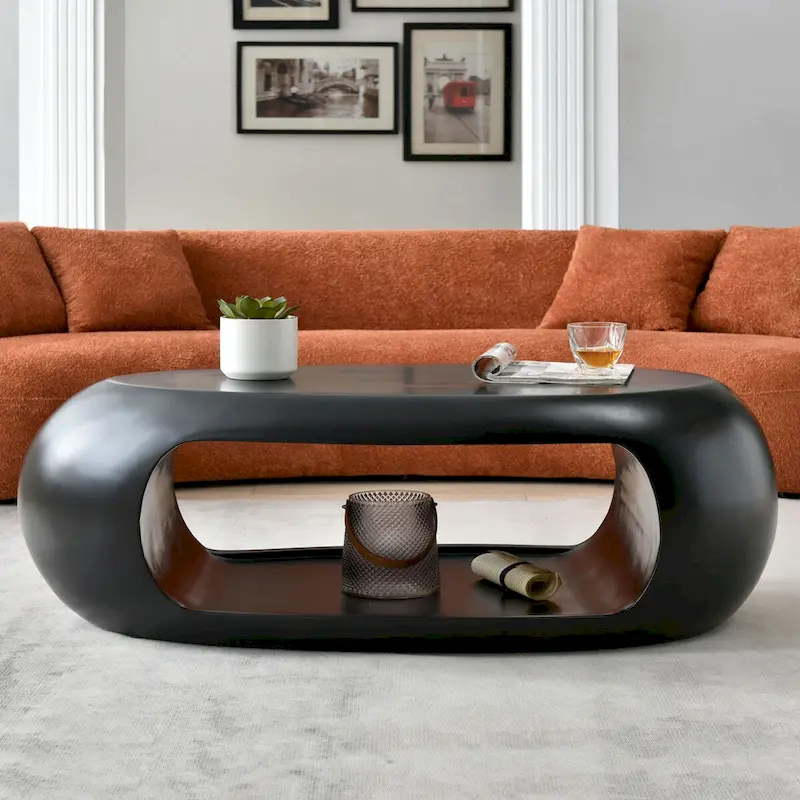 Modern Oval Coffee Table