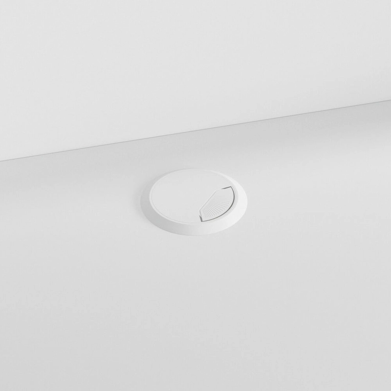 White Welcome Desk with Side Drawer and Cabinet - Reception Solution