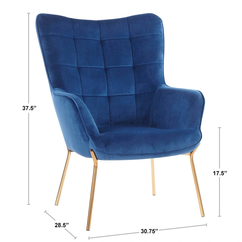 Izzy Modern Lounge Chair - N/A