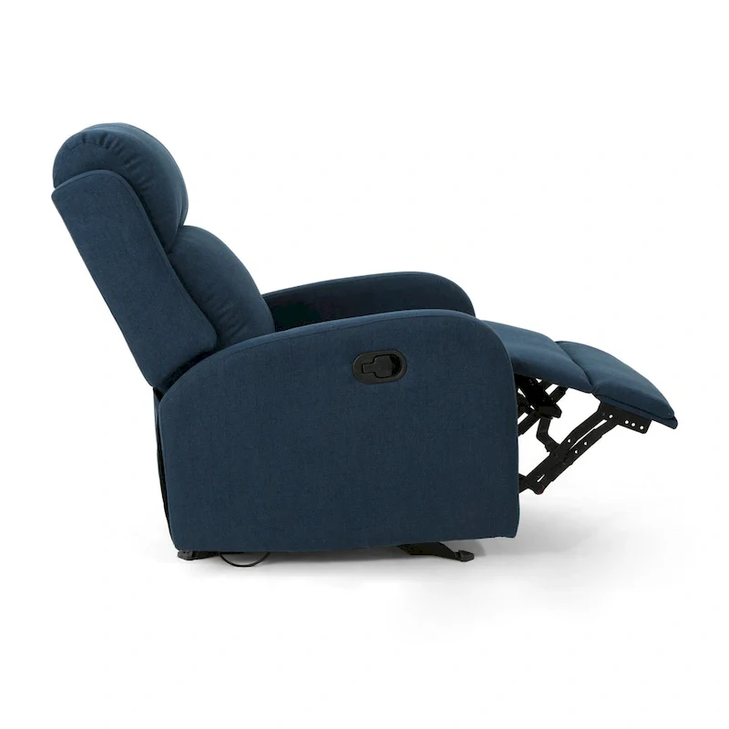 Fabric Rocking Recliner Chair - Single Seater