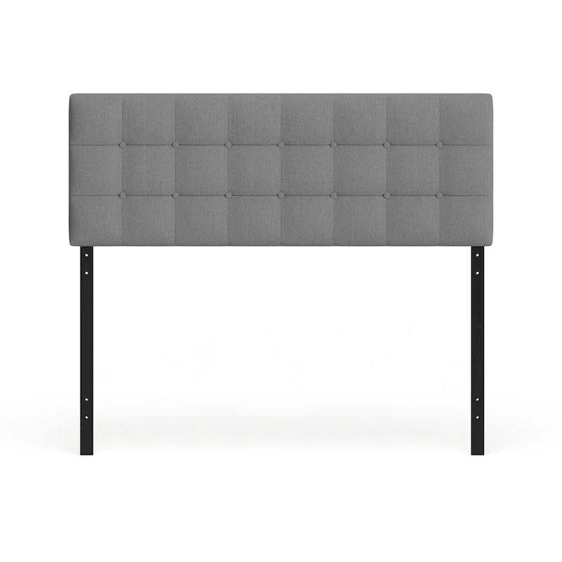 The Gray Barn Silver Lake Morton Button Tufted Queen Headboard