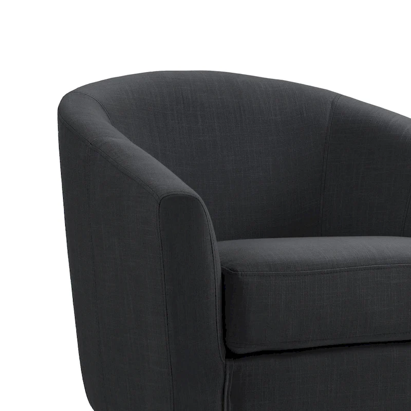 Modern Accent Chair Upholstered Barrel Chair