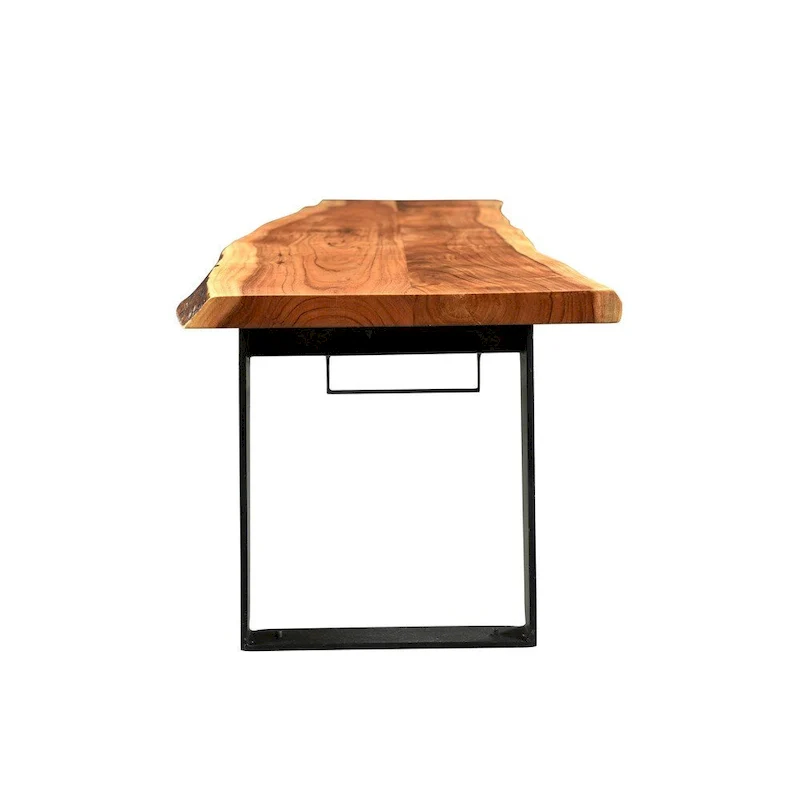 Timbergirl Handmade Live Edge Acacia Wood Bench (India)