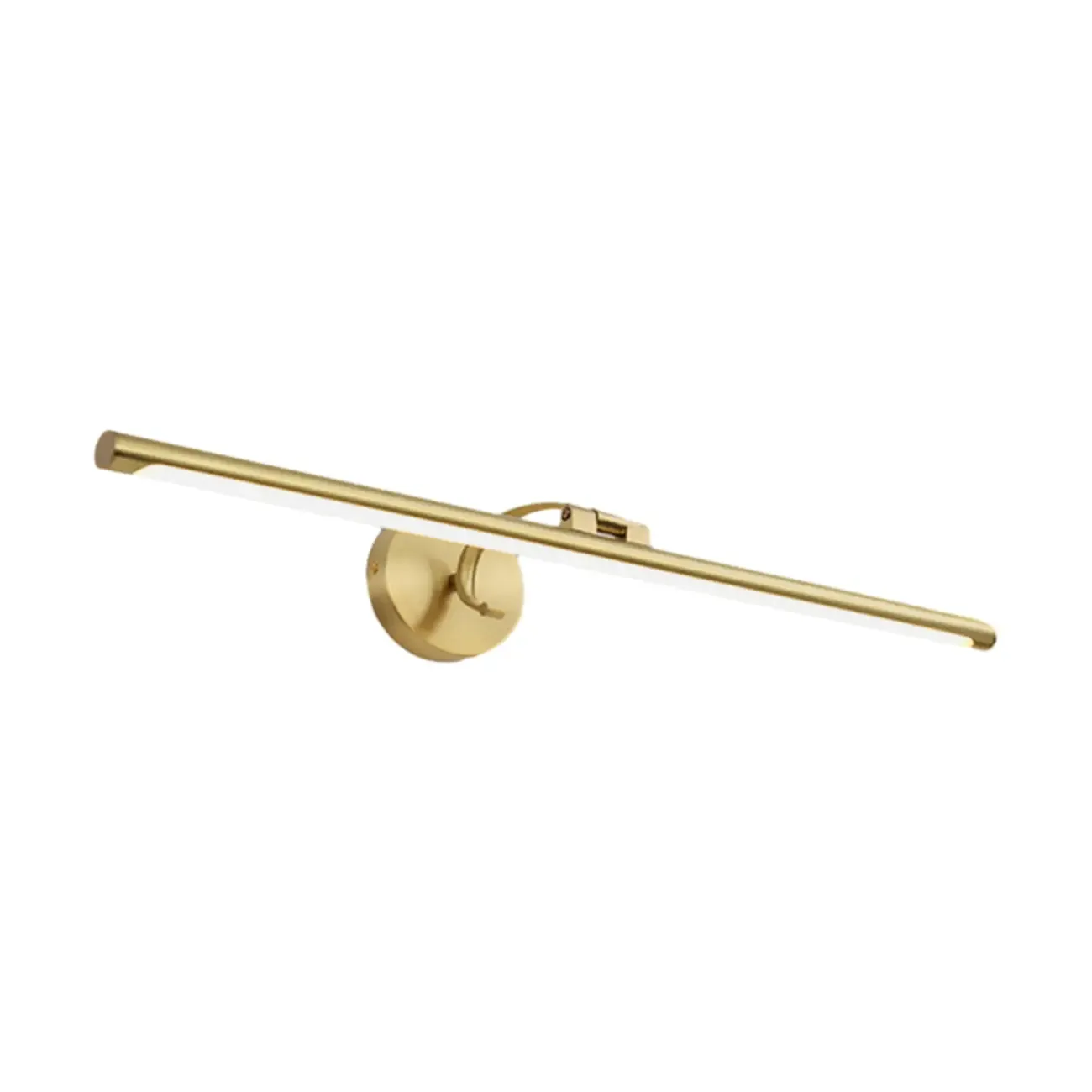 Arched Modern Gold Linear LED Vanity Light