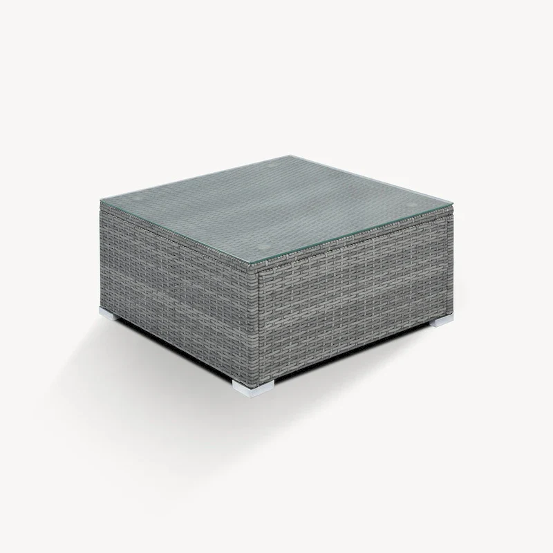 8-Piece Wicker Modular Sectional Sofa Set with Coffee Table