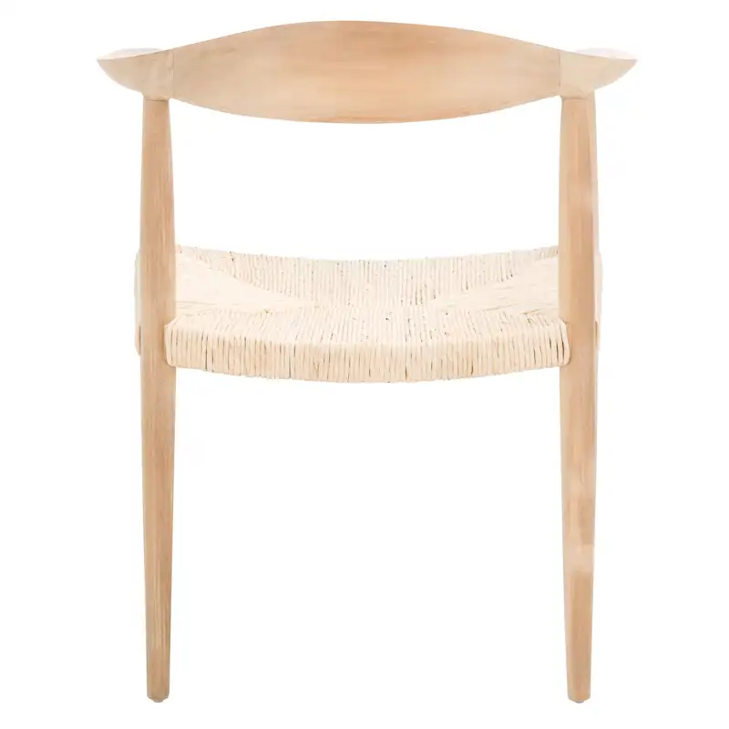 Twisted Rattan Accent Chair, Natural/Black, Single Seat, 25