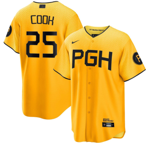 Billy Cook Pittsburgh Pirates City Connect Jersey