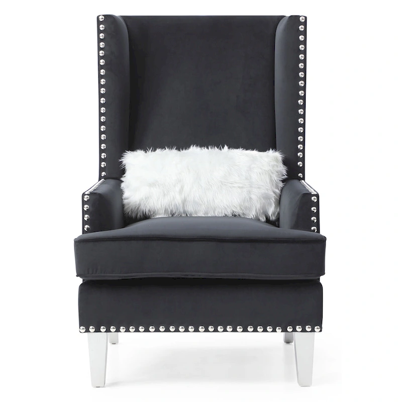 Wilshire Velvet Accent Chair