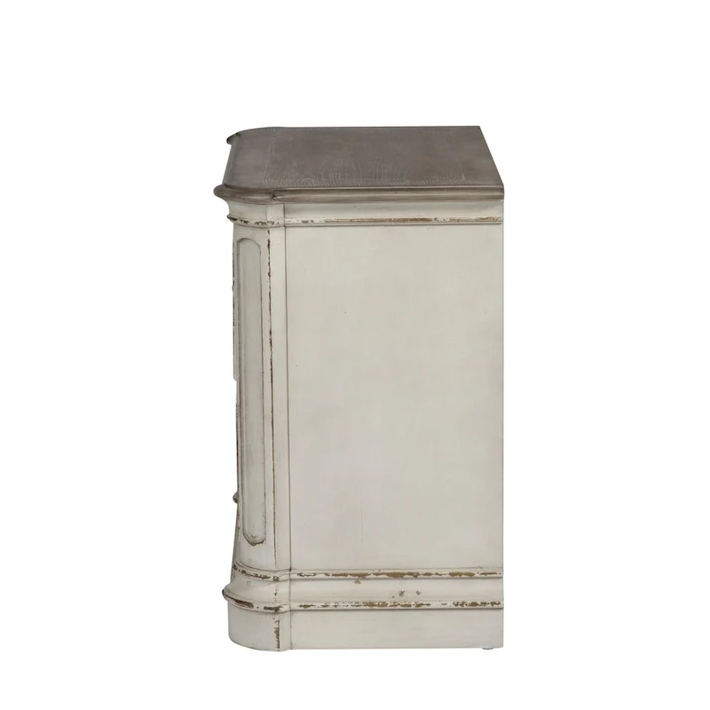 White Tufted Upholstered Queen/King Bed