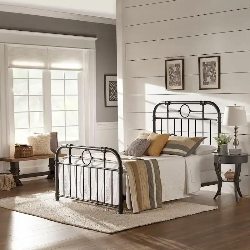 Kendal Black Metal Bed